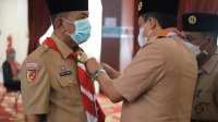IMG 20211104 WA0010 Bupati dan Wakil Bupati Pessel Dilantik Sebagai Ketua Mabicab dan Ketua Kwarcab Gerakan Pramuka Pessel