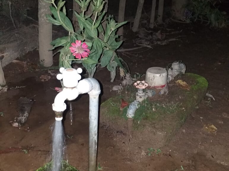 Air Kran IMG 20211220 220011 Jaringan PDAM yang Putus di Tapan Sudah Diperbaiki, Air Mengalir Normal ke Kran Pelanggan