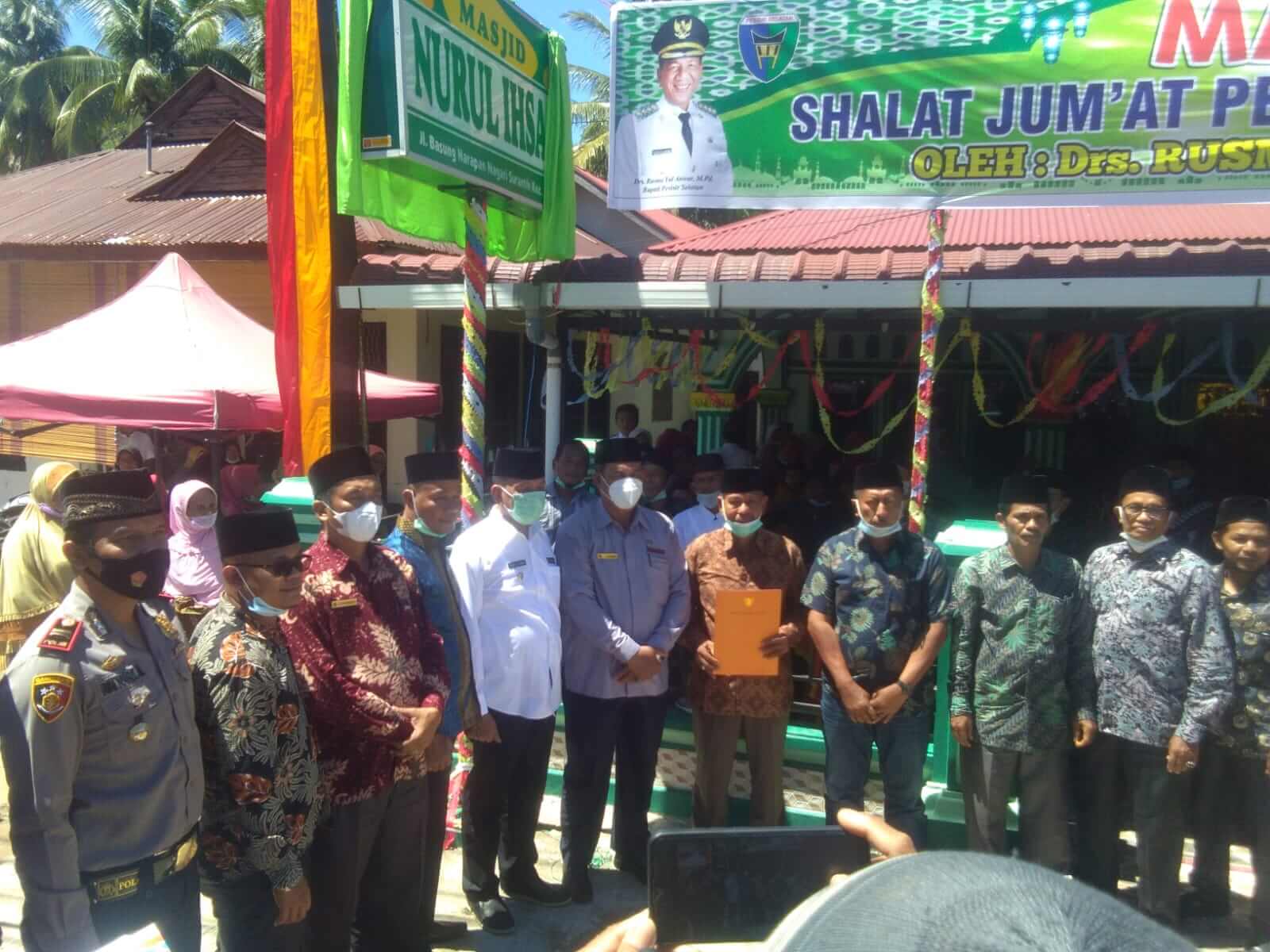 IMG 20220121 WA0004 Sah! Mushallah Nurul Ihsan Sungai Sirah Surantih Jadi Masjid