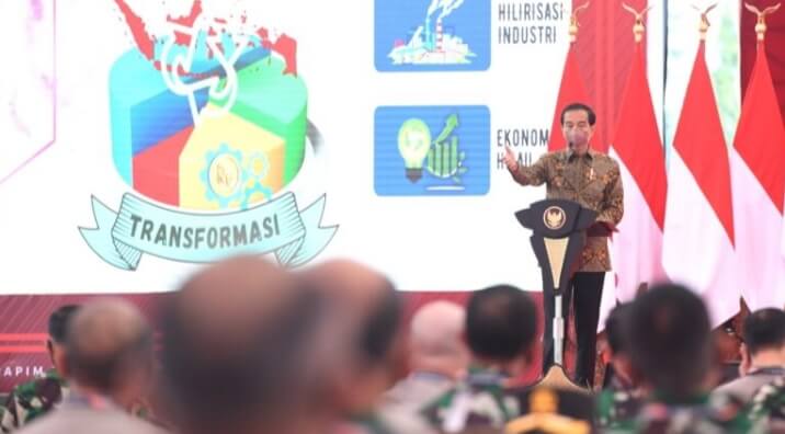 IMG 20220301 181946 Jokowi Minta TNI-Polri Dukung Transformasi Ekonomi