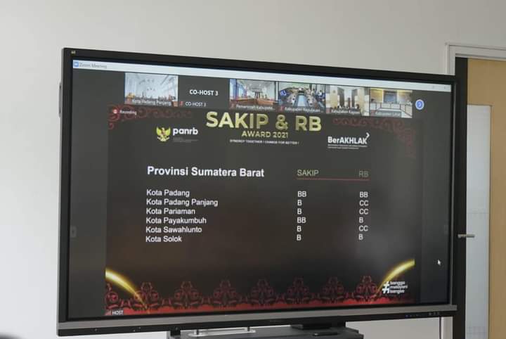 FB IMG 1649172087164 Pemko Padang Panjang Berhasil Tingkatkan Nilai SAKIP dan RB 2021