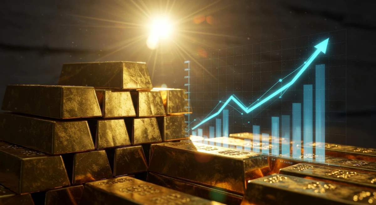 Ilustrasi-kenaikan-harga-emas 20251211 082631 kenaikan harga emas per tahunwebp Harga Emas Antam Tembus Rp3,16 Juta per Gram, Buyback Ikut Meroket Tajam