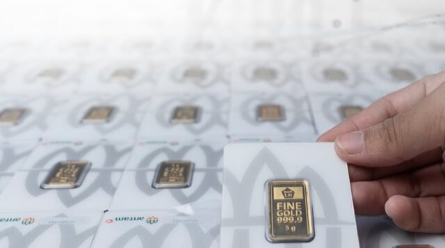 Ilustrasi Emas Antam