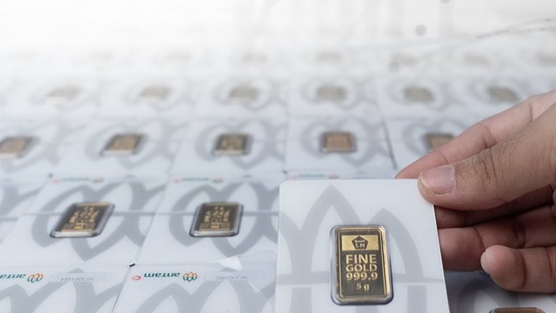 Ilustrasi Emas Antam Ilustrasi Emas Antam Harga Emas Antam Hari Ini Kamis (22/1/2026) Turun, Setelah Sempat Cetak Rekor Tertinggi