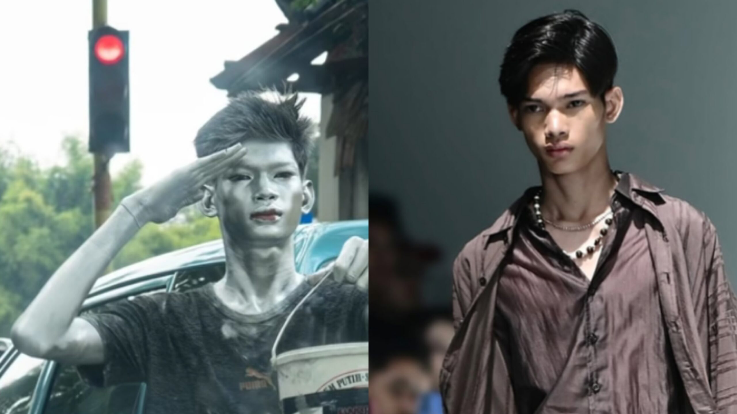 20260122 133401 scaled Dari Lampu Merah ke Runway: Perjalanan Hidup Michael O, Mantan Manusia Silver yang Kini Jadi Model