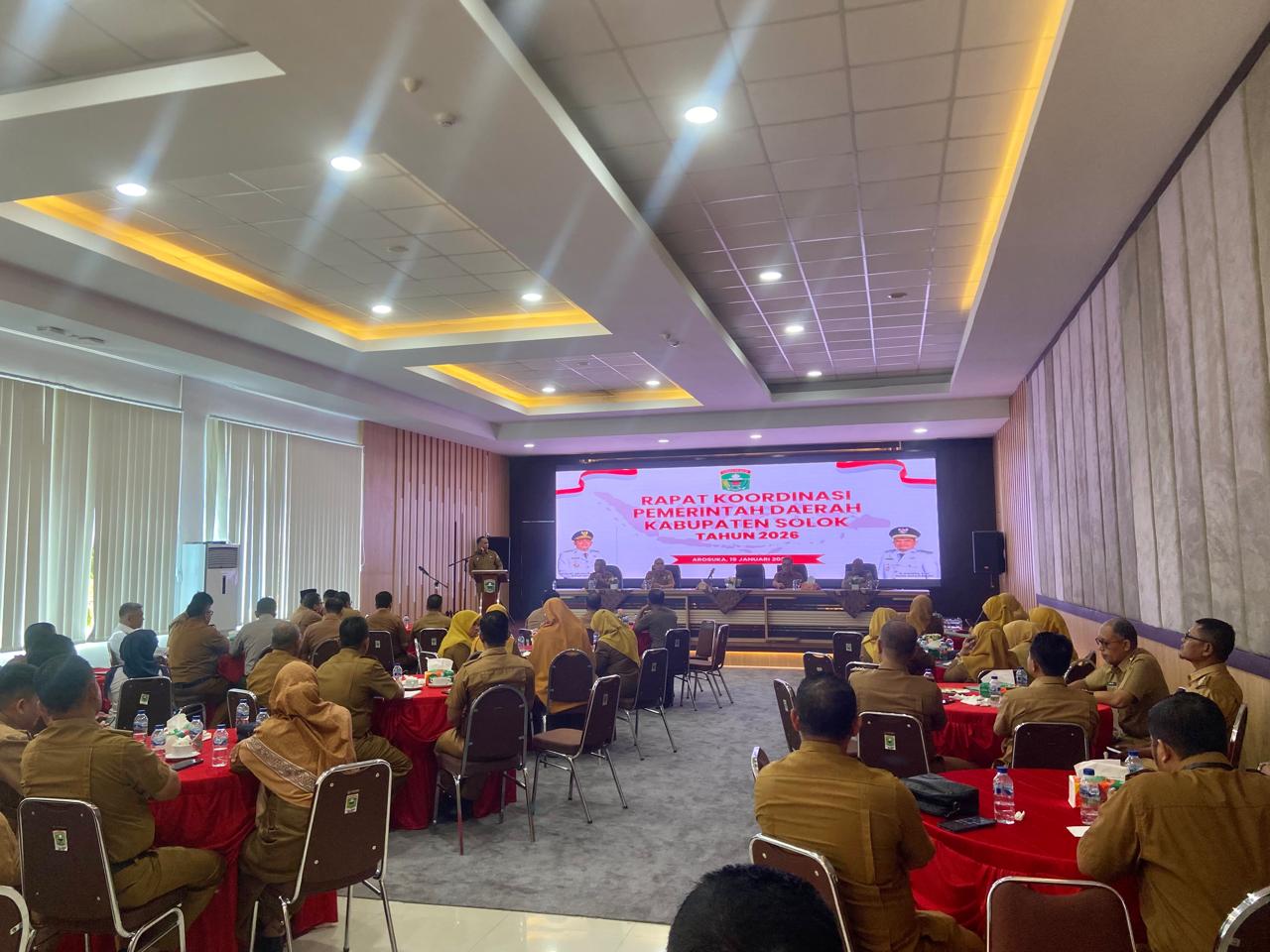 IMG 20260120 WA0000 Sekda Medison Pimpin Rakor Perdana Pemkab Solok 2026, Perkuat Sinergi Lintas OPD