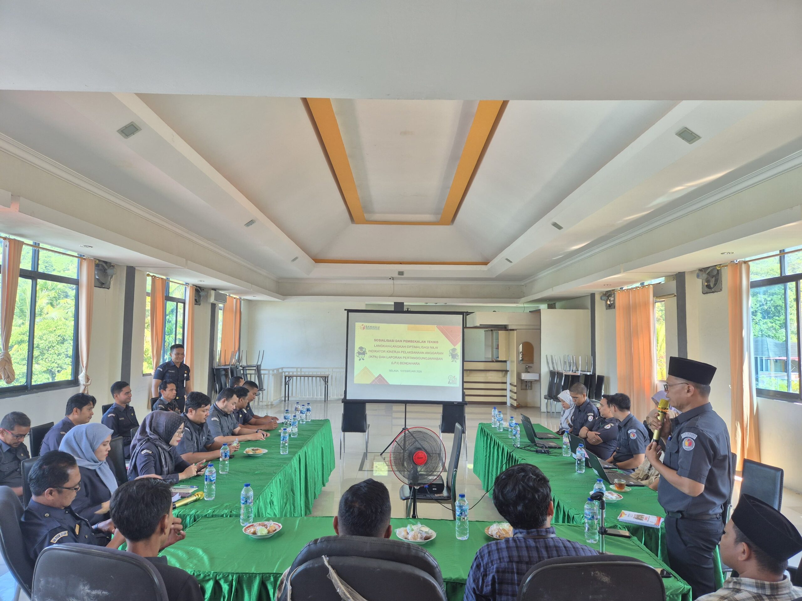 IMG 20260210 WA0013 scaled Kejar Skor IKPA 100, Bawaslu Pesisir Selatan Ajak Kolaborasi KPPN Painan