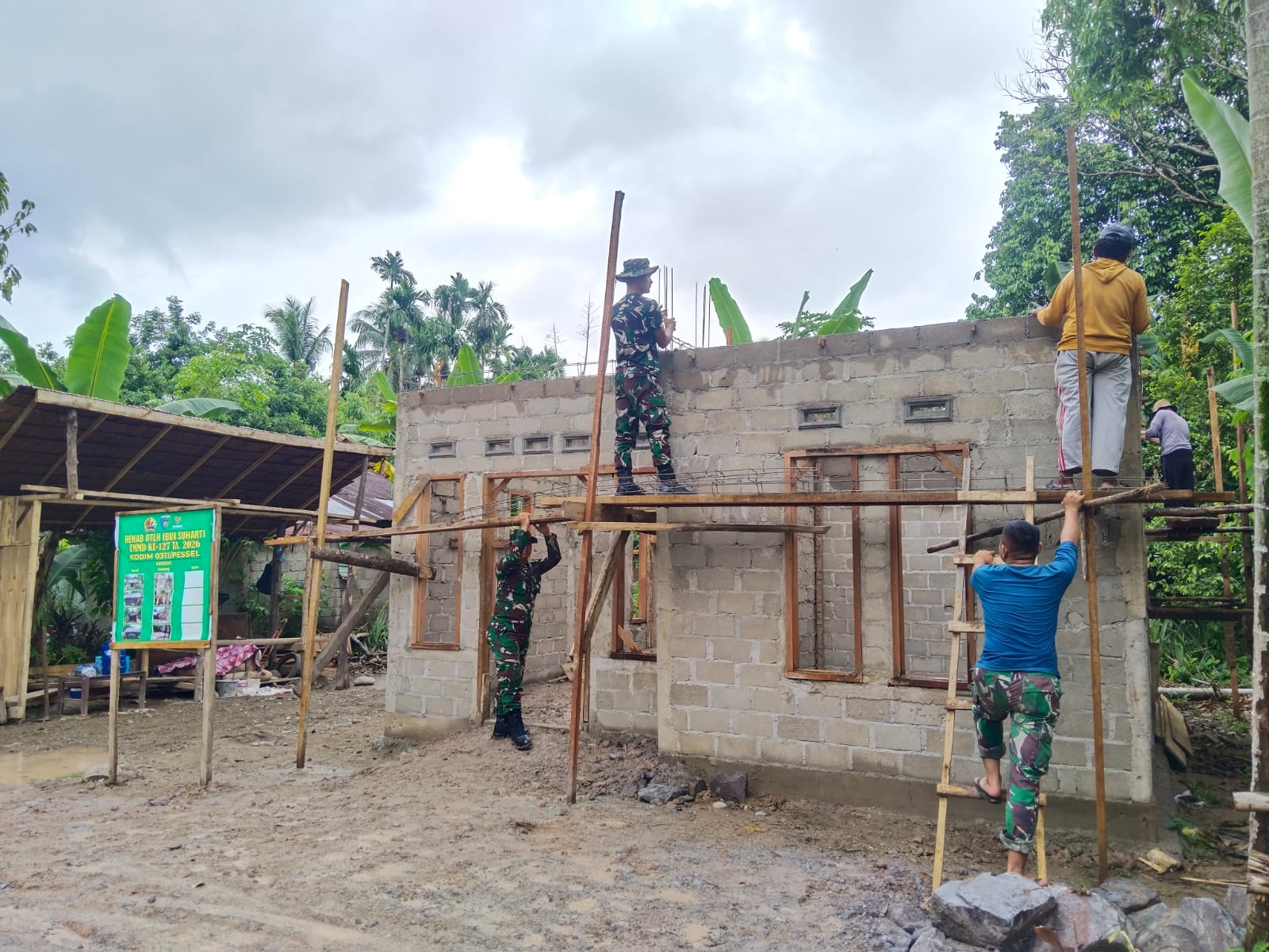 IMG 20260212 WA0025 Dari Rumah Tak Layak Huni Jadi Nyaman, Imelda Evika Ucap Terima Kasih untuk TNI